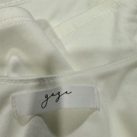 Gaze White‎ Ruffle Tank Top - Picture 4 of 5